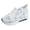 Green, variant on Floral Embroidery Sneakers for Women 2026 Breathable Sheer Mesh Slip on Loafers with Arch Support Platform Wedge Walking Work Shoes Yellow Size 6