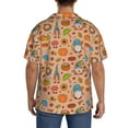 thumbnail image 7 of Goofa Fall Gnomes1 Printed Men's Casual Short-sleeved Shirt,Lightweight Breathable Button-down,Summer Casual men's top,Versatile Fashion shirt-XX-Large, 7 of 7