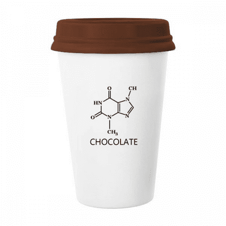 

Checal Molecular Structure Chocolate Mug Coffee Drinking Glass Pottery Cerac Cup Lid