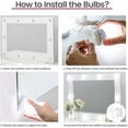 thumbnail image 3 of LED Vanity Mirror Lights, Hollywood Style, Fireproof Materials, Waterproof, Suitable for Vanity Table and Bathroom Decor, 3 of 5