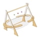 thumbnail image 2 of Cama para gatos con cápsula transparente, cama para gatos transparente elevada de madera, perrera, cueva para gatos, refugio para gatos para animales, 2 of 9