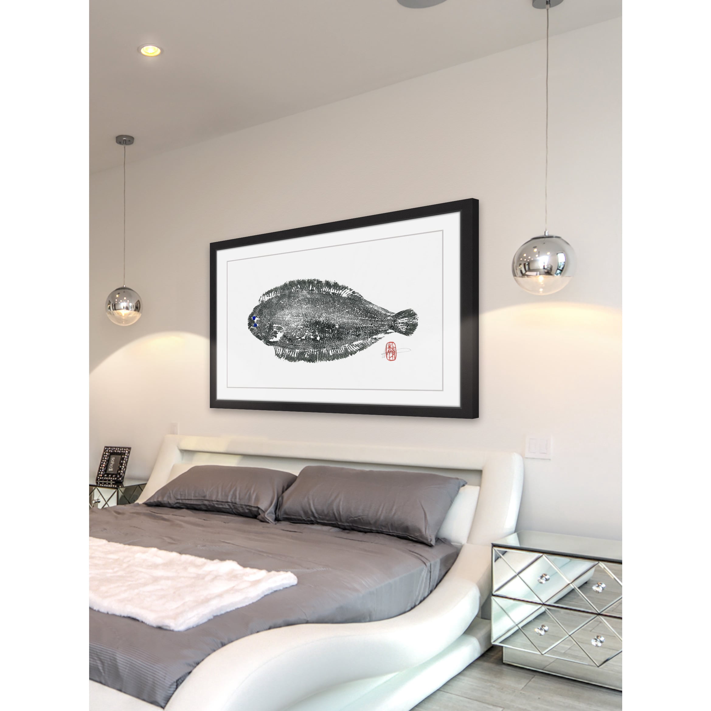"Dover Sole" Framed Painting Print