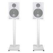 Rockville Pair RS29W V2 29-Inch Steel Bookshelf Speaker/Studio Monitor Stands, 60 lbs Capacity, Anti-Vibration Foam, Cable Management, for Home Audio and Studio Monitoring