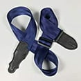 thumbnail image 2 of Franklin Strap - 2 seat belt - Guitar Strap - Blue with Black End Tab, 2 of 3