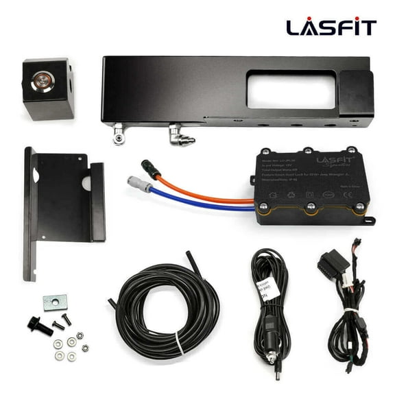 LASFIT Stealth Anti-Theft Hood Lock for 18-22 Jeep Wrangler JL and Gladiator JT