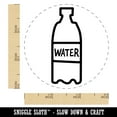 thumbnail image 2 of Water Bottle Doodle Self-Inking Rubber Stamp Ink Stamper - Black Ink - Small 3/4 Inch, 2 of 7
