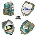 thumbnail image 5 of JIALIOU Mini Backpack Purse for Women Quilted Casual Daypack Small Travel Shoulder Bag, Bluebirds and Forests, 5 of 7