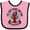 Pink and Black, variant on Inktastic Portland Maine Funny Lobster Lover Boys or Girls Baby Bib