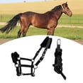thumbnail image 4 of Brida de caballo Rienda Halter Headstall de alta densidad Ajustable Guía de caballo se describe kusrkot Riendas de caballo, 4 of 6