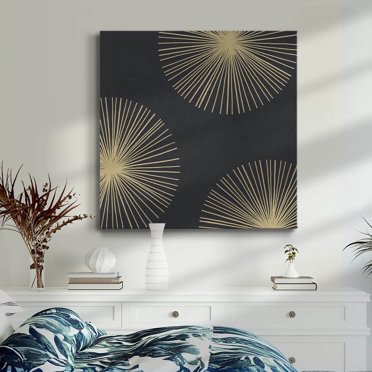 Wexford Home Bursts II-Premium Gallery Wrapped Canvas, 16" x 16" - Ready to Hang