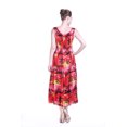 thumbnail image 2 of Women's Hawaiian Maxi Tank Elastic Luau Dress in Sunset Patterns, 2 of 4