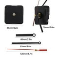 thumbnail image 4 of Inteprter Mecanismo de reloj de cuarzo, reloj silencioso, piezas de manos de movimiento DIY, repuesto de reparación de reloj alimentado por batería, Decoración del hogar Paquete de conveniencia Inteprter HA006015-00, 4 of 6