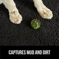 thumbnail image 4 of GORILLA GRIP Ultra Absorbent Grippy Doormat for Muddy Dog Paws, Machine Washable Soakstopper Rugs Cleaner Floors, Bed Mat for Dirty Dogs, Indoor Entrance Door Rug Pet Bed Mats 24x17 Black, 4 of 10