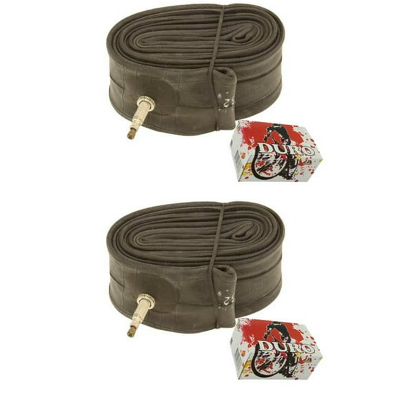 2 Duro Tubes 26" x 1.75"/2.00" 33mm Standard Presta Valve. Set of Tube. Pair of Tubes. Two Tubes. bicycle tube, bike tube, trike tube, tricycle tube, lowrider bike tube