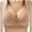 Khaki, variant on Ohufall Bras For Women Side Retraction No Steel Ring Underwear Strap Type Thin Mould Cup Breathable Bra Lingerie For Women