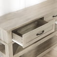 thumbnail image 4 of 47.2" Console Table Entryway Table,2 Tier Sofa Table with 2 Storage Drawers,Wood Buffet Table Foyer Table for Entry Way,Hallway,Couch, 4 of 6