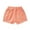 Orange, variant on GYRATEDREAM 2-10 Years Kids Girls Summer Denim Shorts Elastic Waistband Ripped Jean Shorts