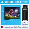 thumbnail image 2 of Garnetics 52-55” Outdoor TV Cover Waterproof and Weatherproof Outside Television Protector, Football, 2 of 7