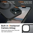 thumbnail image 6 of BENTOBEN iPhone 15 Plus Case Compatible with Mag-Safe, 6.7" Tpu Magnetic Car Mount Support, Anti-Fingerprint Shockproof Protective Cover for iPhone 15 Plus 6.7 inch, Black, 6 of 9