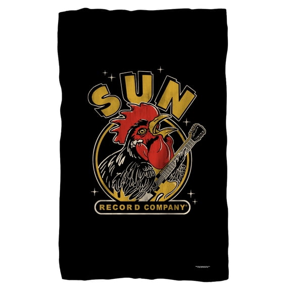 Trevco Sun Rocking Rooster Fleece Blanket (36x58)