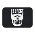 thumbnail image 1 of Respeta la barba, alfombra de baño súper suave y antideslizante para el baño, la cocina, el dormitorio, el hogar, alfombras de piso de 15,75 x 23,62 pulgadas, 1 of 6