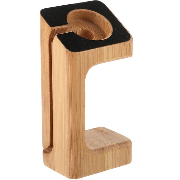 1Pc Watch Charging Stand Bamboo Charging Bracket Smart Watch Holder Display Stand Compatible for Apple Watch