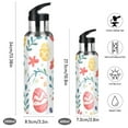 thumbnail image 2 of Yayeee 20oz Insulated Water Bottle Double Wall Stainless Steel with Flip Straw Lid, Cute Easter Eggs, 2 of 7