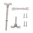 thumbnail image 2 of segolike Cables Railing Hardware Kit Spare Part Angle 180 degree Adjustable Stainless Steel Silver Style B, 2 of 9