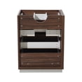 thumbnail image 3 of Fresca Livello 24" Gray Oak Modern Bathroom Cabinet, 3 of 7