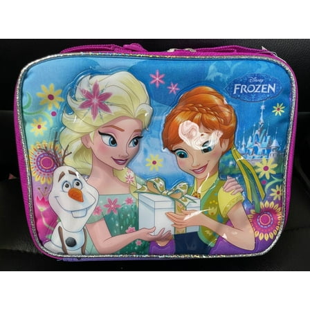 Frozen Anna & Elsa Insulated Lunch Bag with Adjustable Shoulder Straps