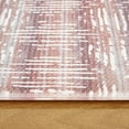 thumbnail image 4 of TOWN & COUNTRY BASICS Comfort Plus Boho Geo Anti Fatigue Comfort Mat, Kitchen Runner Mat, Standing Desk Mat, Dorm Room Rug, Non-Slip Backing, Maroon, 18"x55", 4 of 10