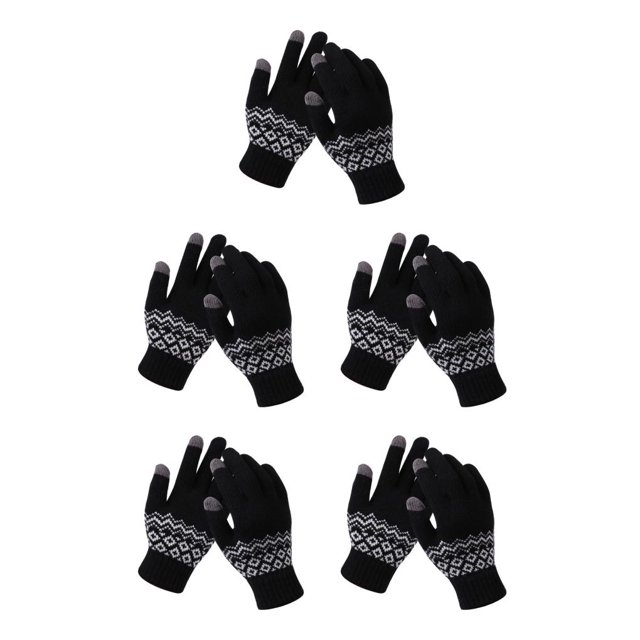 Minnieouse Guantes de punto para mantener el calor, fundas para envolver las manos, accesorios de ropa, guantes de punto para pantalla táctil para mujer al Type2 NO2 Minnieouse CBP468489