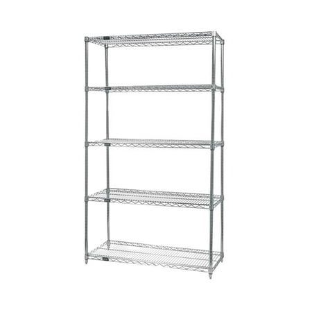 

Quantum Wire 5-shelf Starter Unit - 14 x 42 x 74 - Chrome