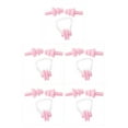 thumbnail image 2 of bedienty Silicone Waterproof Nose Clip Swimming Earplug Portable Ear Protector Pink 5Set, 2 of 6
