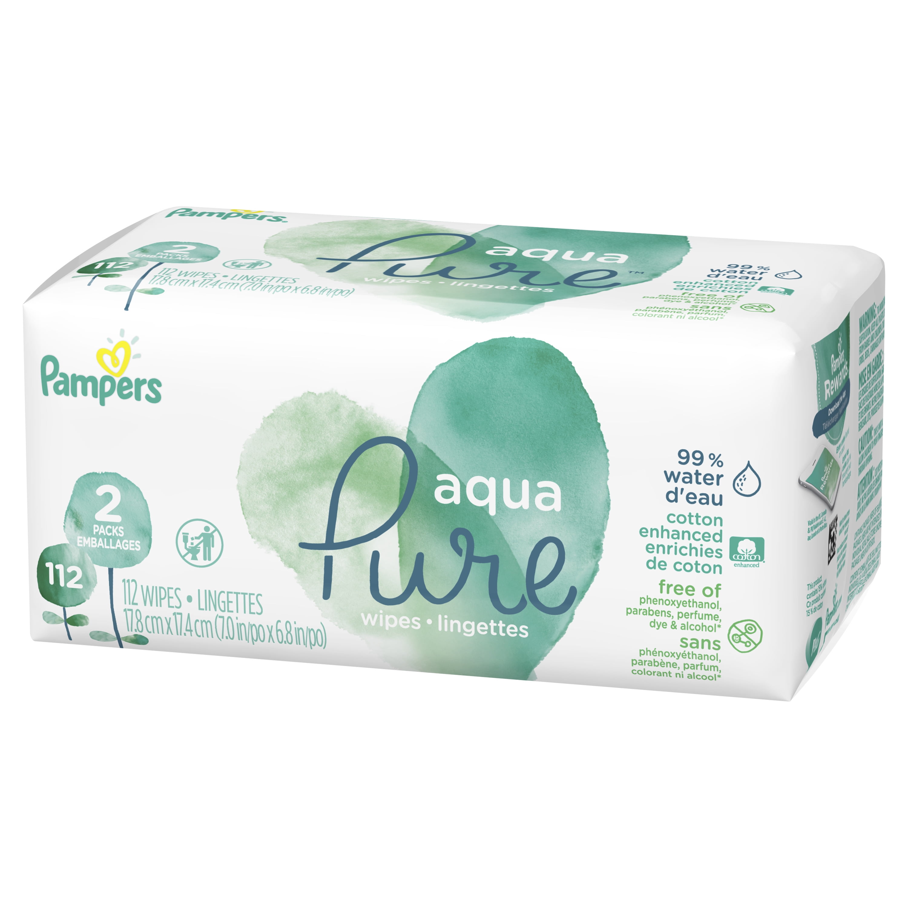 pampers pure wipes walmart