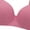 Red, variant on BLTIBY Women's Everyday Bra Seamless Wireless Thin Solid Color Underwear Comfort Fashion Breathable Bras for Small Chest Beige 3XL