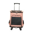 thumbnail image 1 of Mochila transportadora de viaje para mascotas Yuyangstore con ruedas transpirable Naranja, 1 of 8