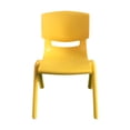 thumbnail image 1 of Silla infantil, silla de aprendizaje, silla escolar para interior y exterior, hogar, guardería. Amarillo, 1 of 9