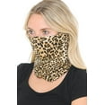 thumbnail image 3 of Basico - 4PK Leopard Print Multifunctional Neck Gaiter Balaclava Face Mask Men Women, 3 of 11