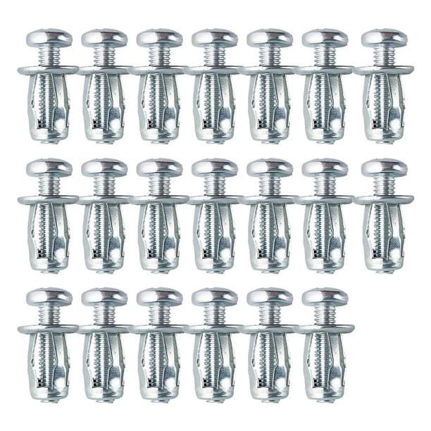 20x Jack Nuts Hollow M5 M6 Tool Tuerca Thins Dowels Screw Pétalo Tuerca M6x25 Sunnimix Tuercas Tuercas