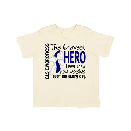 

Inktastic ALS Bravest Hero I Ever Knew 1 Gift Toddler Boy Girl T-Shirt