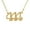 444, variant on Angel Numbers Necklaces for Women Stainless Steel Matte Finish 222 Numbers Pendant Numerology Jewelry