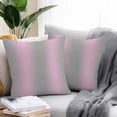 thumbnail image 2 of Waterproof Throw Pillow Covers Set of 2, 26x26 Inch Pink Ombre Decorative Pillowcases Outdoor Pillow Slip Cushion Covers Set for Couch Tent Grey Modern Art Farmhouse, 2 of 7