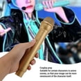 thumbnail image 4 of Faux Mic, Lightweight ABS Simulation Microphone Toy for Stage Performance with Square Mic Flag, Great for Anime Scenes, Speech Practice and Photography, 4 of 7
