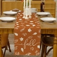 thumbnail image 4 of Fall Table Runner 13x72 Inch Orange Maple Leaf Watercolor Vintage Autumn Table Runner Fall Dining Table Decor for Home Thanksgiving Harvest Party Decorations, 4 of 6