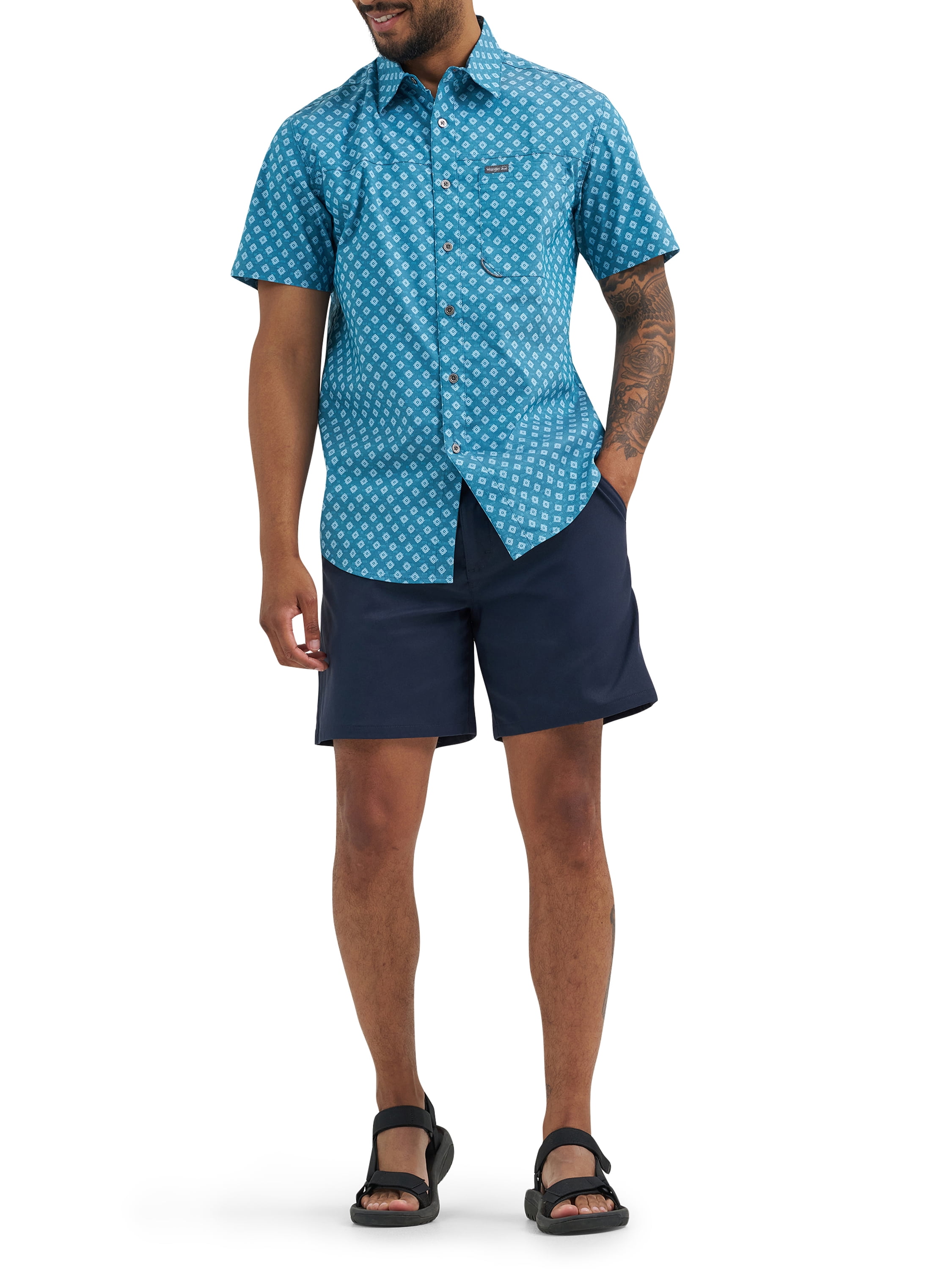 Wrangler® Outdoor Men's Performance Flat Front Short
