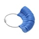 thumbnail image 4 of Speravity Anillo anillo de plástico de medida de tamaño de mano portátil herramienta de medición de tamaño de joyería suministros Medidores de medidas dimensionales, 4 of 6