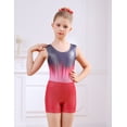 thumbnail image 3 of Aideaone Leotards for Girls Gymnastics Sparkly Kids Dance Unitard Biketards with Shorts 4-11Years, 3 of 8