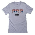 thumbnail image 1 of Serbia Golf - Olympic Games - Rio - Flag Men's Grey T-Shirt, 1 of 2