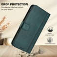 thumbnail image 4 of Allytechgroup Case for iPhone 14 Pro Max with Credit Card Slot, RFID Blocking PU Leather Flip Wallet Stand Phone Case with Lanyard Shockproof and Anti-Scratch Cover for iPhone 14 Pro Max, Darkgreen, 4 of 6